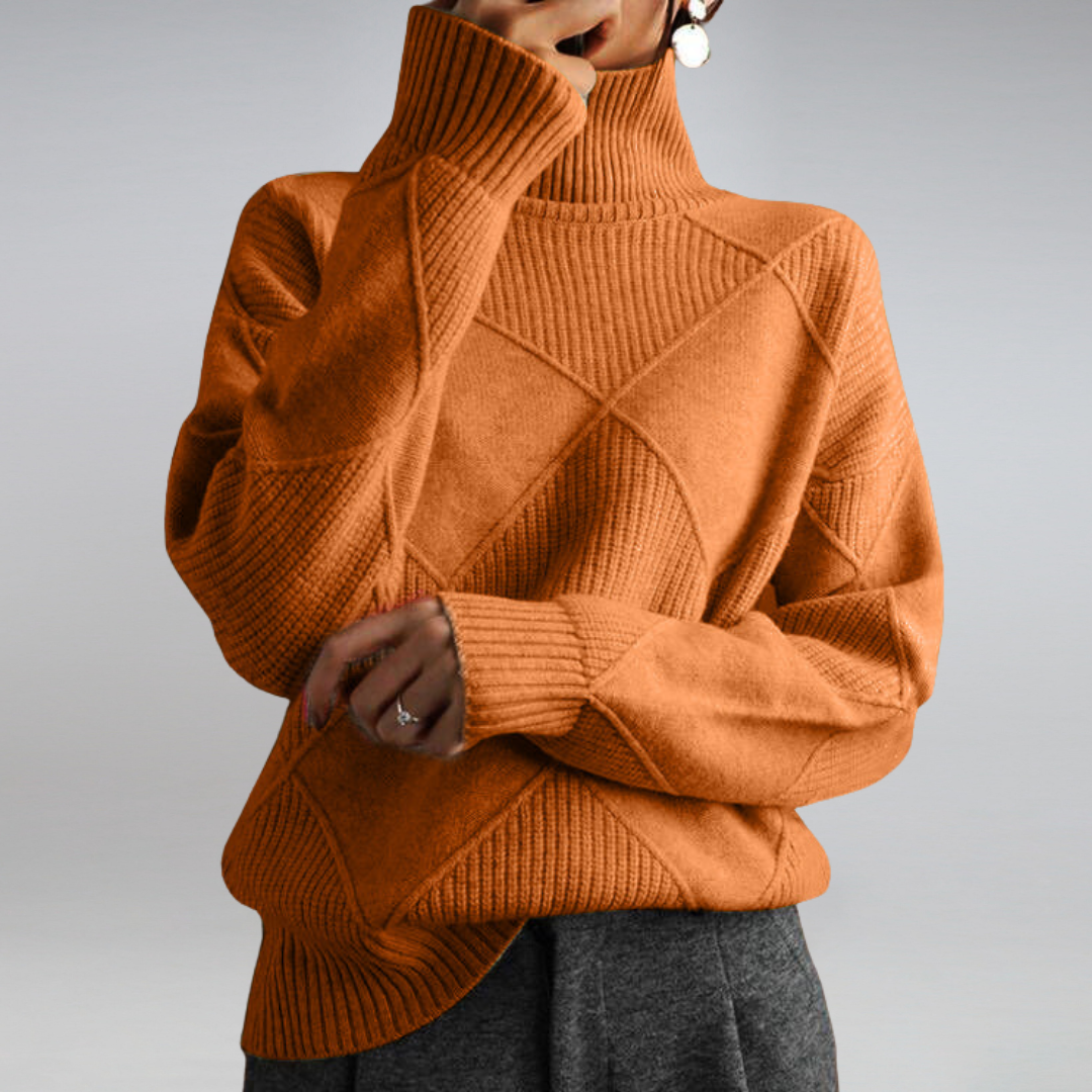 Penelope Women's Cashmere Turtleneck Sweater