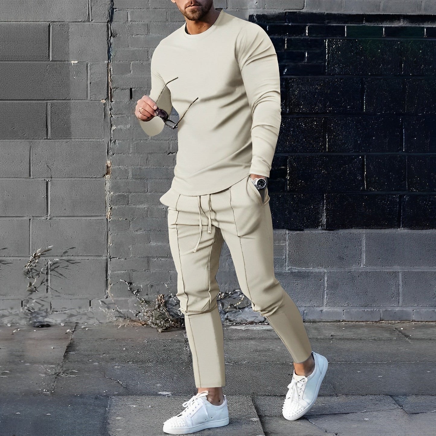Orlan Men's Essential Set – Lightweight Breathable Outfit with Comfortable Casual Fit