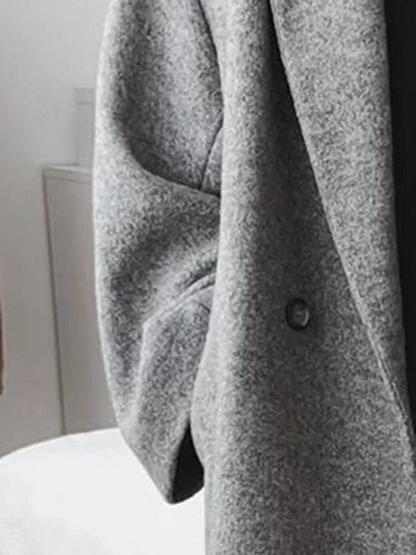 Celia Women's Oversized Wool Blend Long Coat