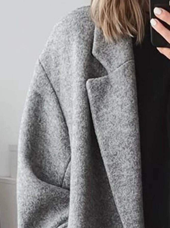 Celia Women's Oversized Wool Blend Long Coat