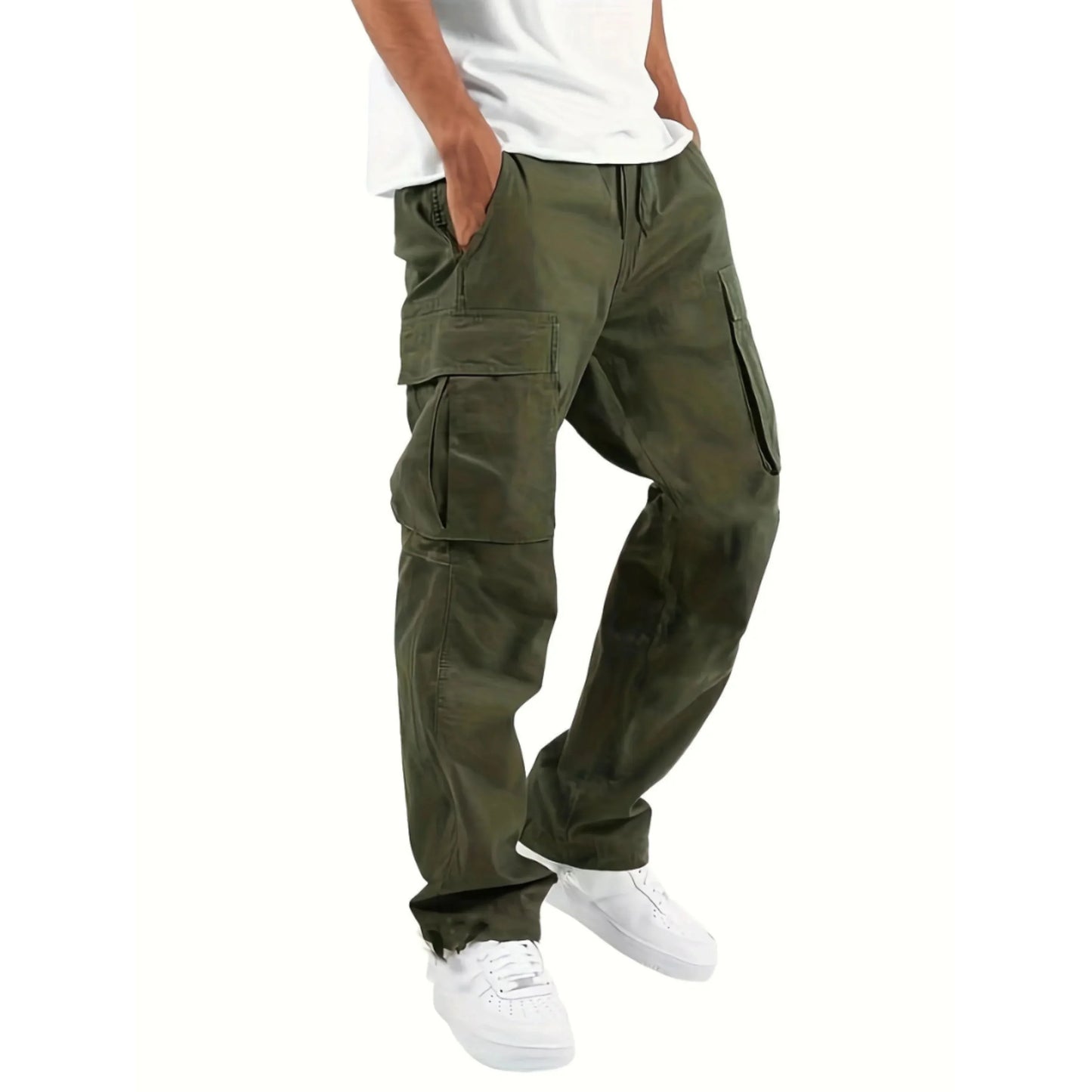 Lance Men's Wide Straight Cargo Pants – Comfortable Modern Fit