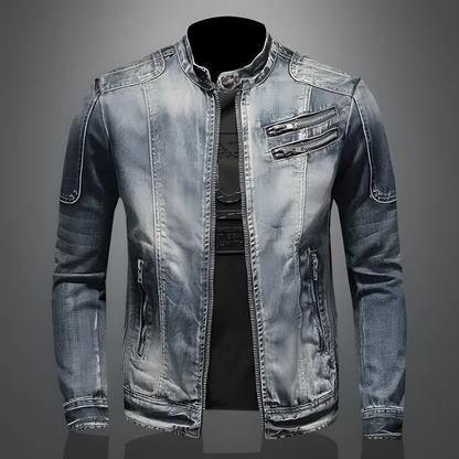Michel Men's Denim Jacket – Premium Comfortable Durable Modern Style