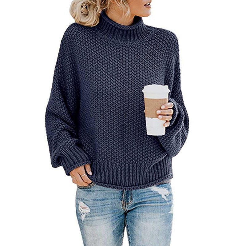 Women's Textured Knit Long Sleeve Sweater — White