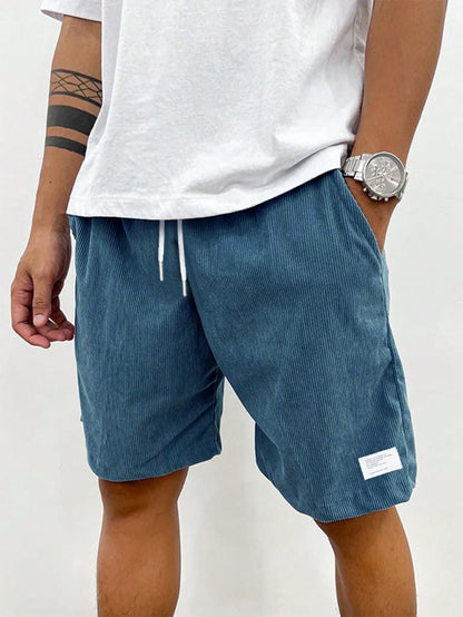 Zachary Men's Corduroy Shorts – Comfortable Stretch Fit with Timeless Style