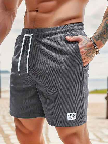 Zachary Men's Corduroy Shorts – Comfortable Stretch Fit with Timeless Style