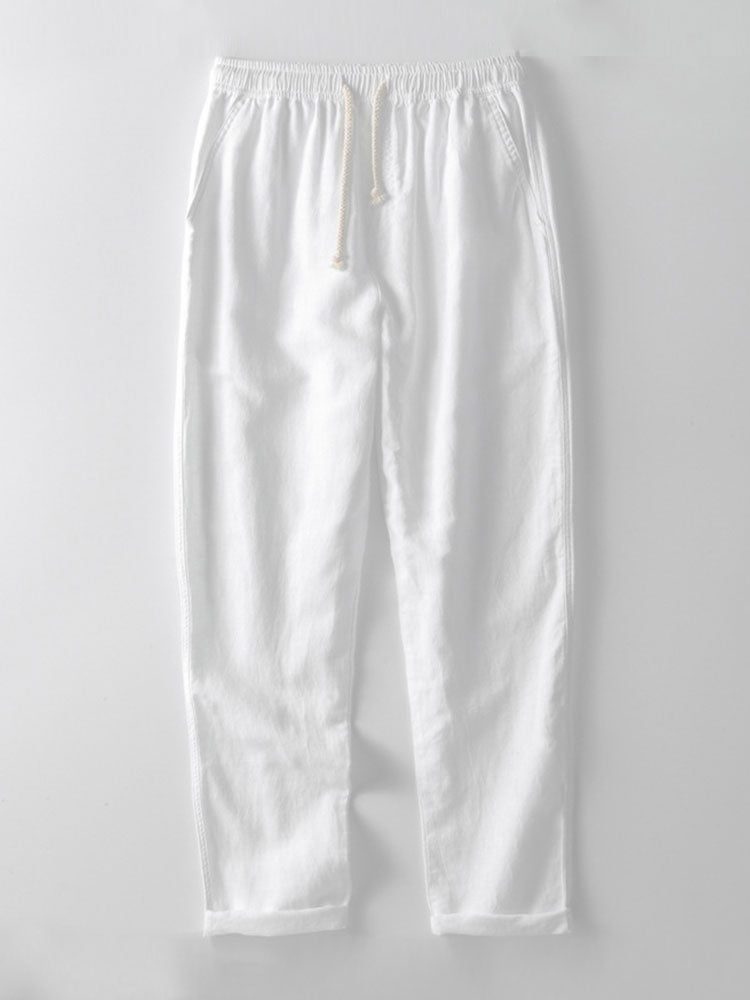 Richard Men's Summer Set – Breathable Linen-Look Shirt with Comfortable Pants