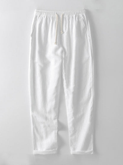 Richard Men's Summer Set – Breathable Linen-Look Shirt with Comfortable Pants