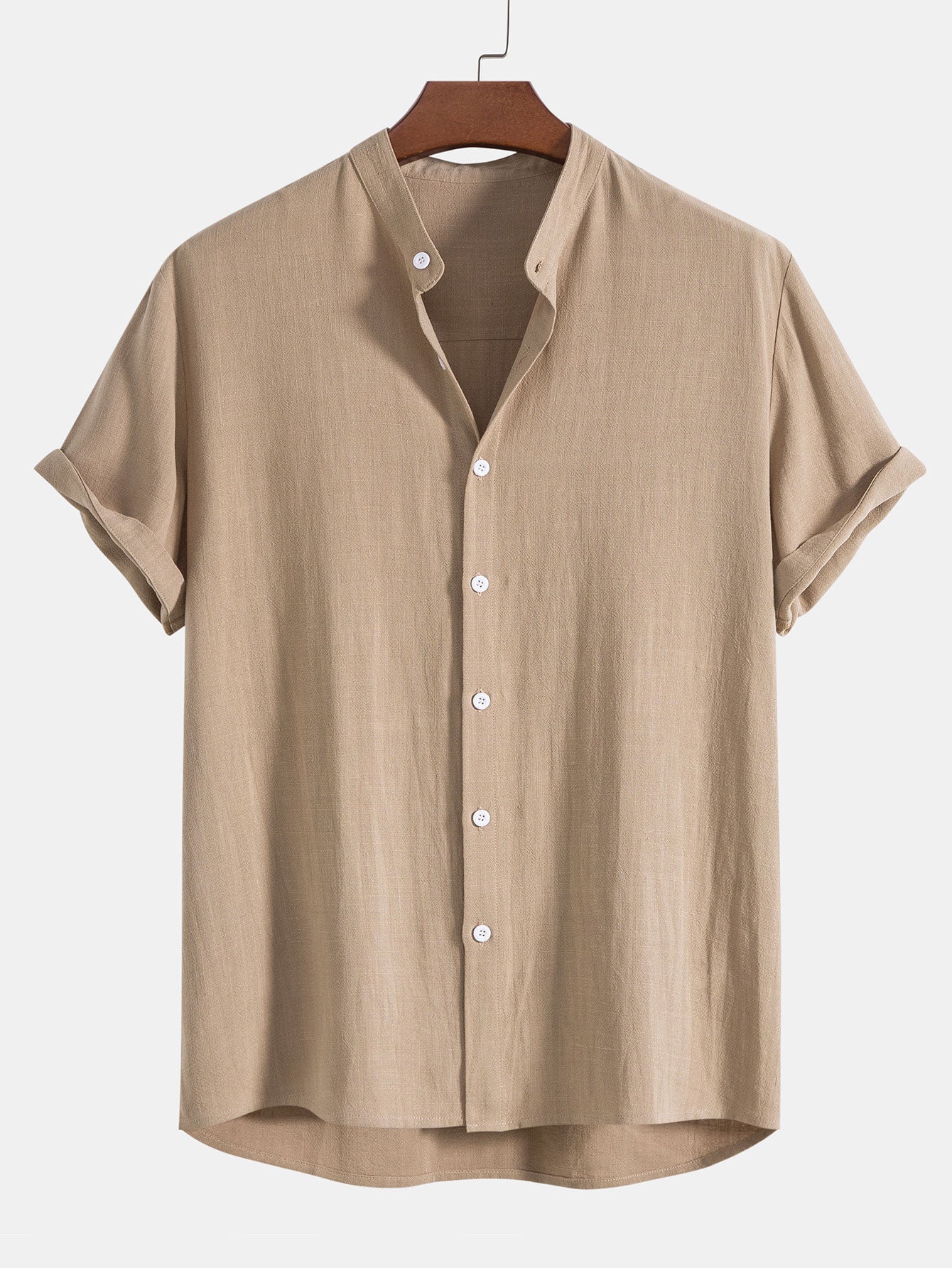 Richard Men's Summer Set – Breathable Linen-Look Shirt with Comfortable Pants