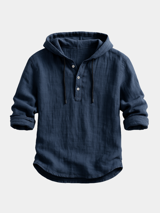 Marc Men's Cotton Hoodie – Lightweight Soft Knit with Modern Casual Style