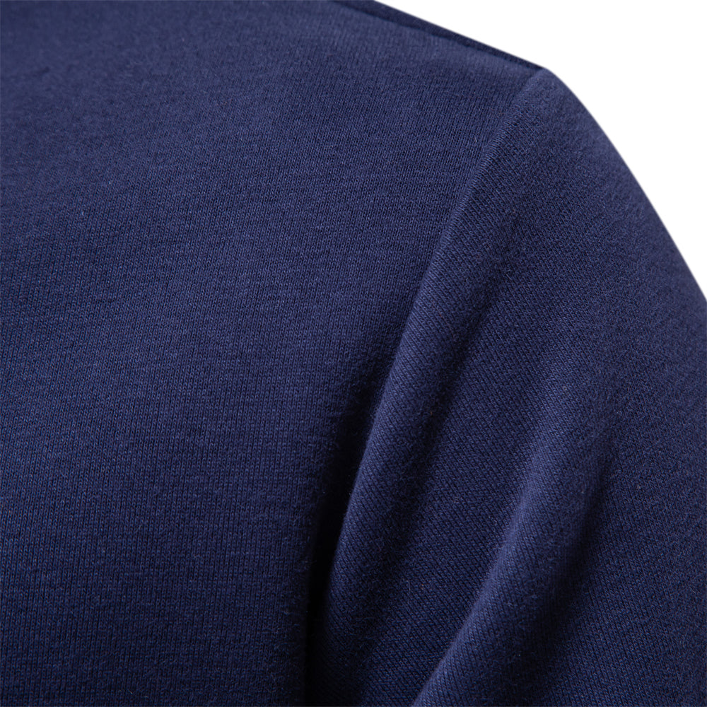 Hugo Men's Long Sleeve Polo Sweatshirt – Breathable Knit with Classic Collar