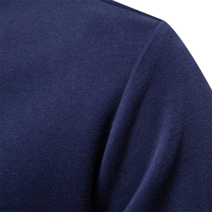 Hugo Men's Long Sleeve Polo Sweatshirt – Breathable Knit with Classic Collar