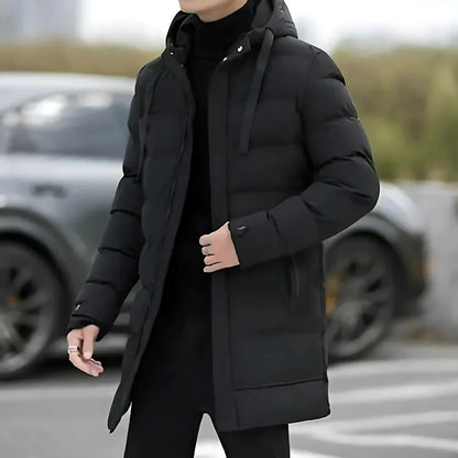 Ryle Men's Jacket – Insulated Winter Coat with Hood, Warm Lining & Modern Design