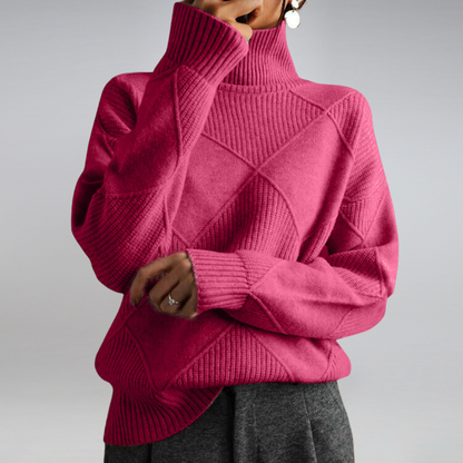 Penelope Women's Cashmere Turtleneck Sweater