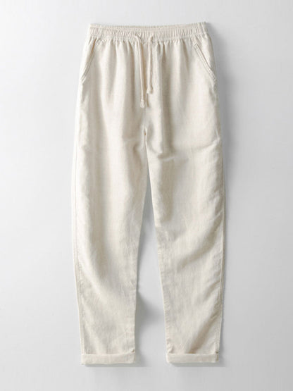 Richard Men's Summer Set – Breathable Linen-Look Shirt with Comfortable Pants