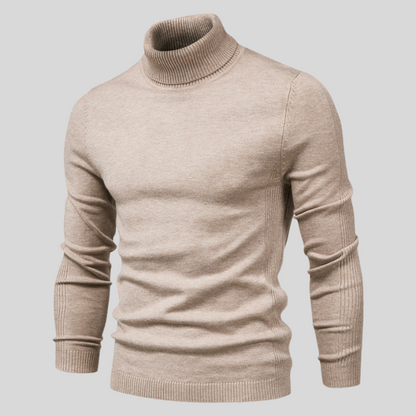 Jerold Men's Turtleneck Sweater – Elegant Comfortable Versatile Style