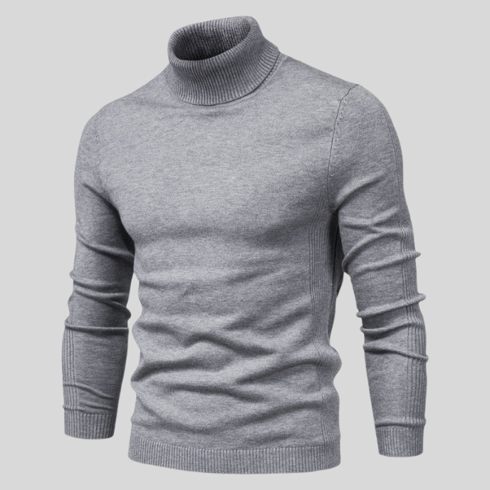 Jerold Men's Turtleneck Sweater – Elegant Comfortable Versatile Style