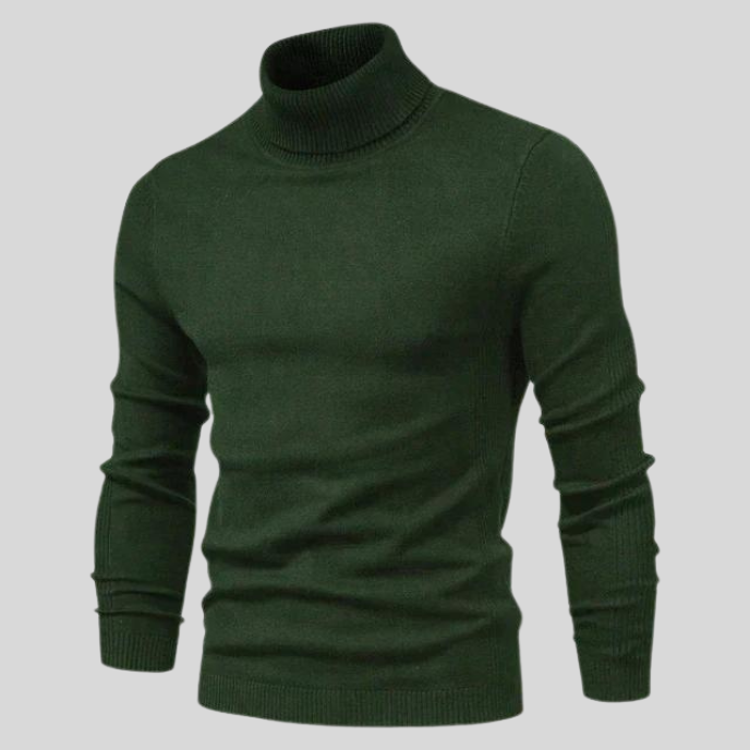 Jerold Men's Turtleneck Sweater – Elegant Comfortable Versatile Style