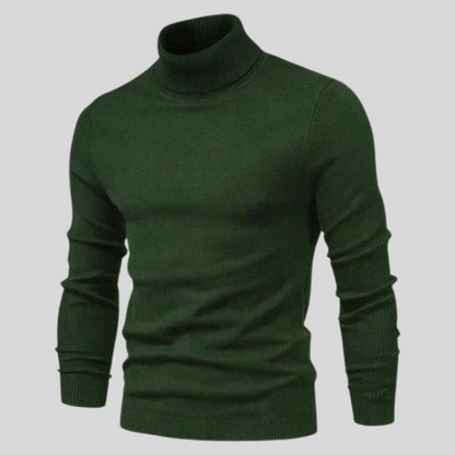 Jerold Men's Turtleneck Sweater – Elegant Comfortable Versatile Style