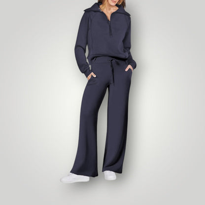 Lilou Women's Sweatshirt and Jogger Loungewear Set