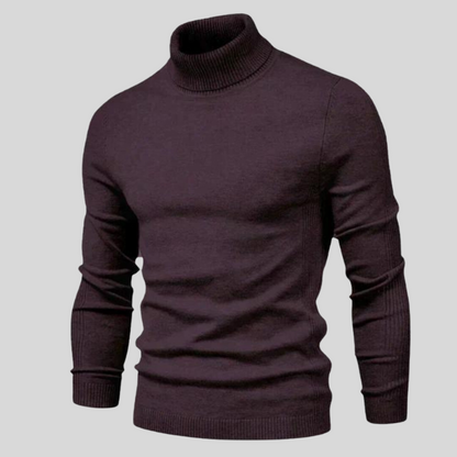 Jerold Men's Turtleneck Sweater – Elegant Comfortable Versatile Style