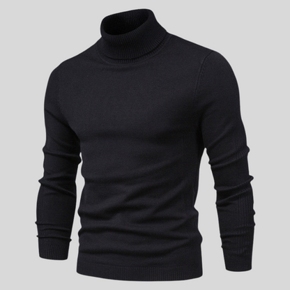 Jerold Men's Turtleneck Sweater – Elegant Comfortable Versatile Style