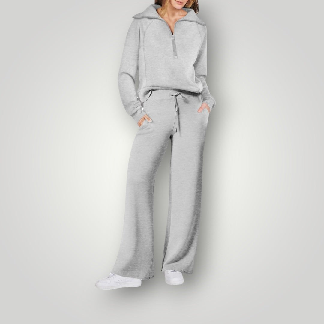 Lilou Women's Sweatshirt and Jogger Loungewear Set