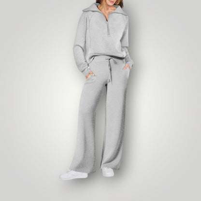 Lilou Women's Sweatshirt and Jogger Loungewear Set