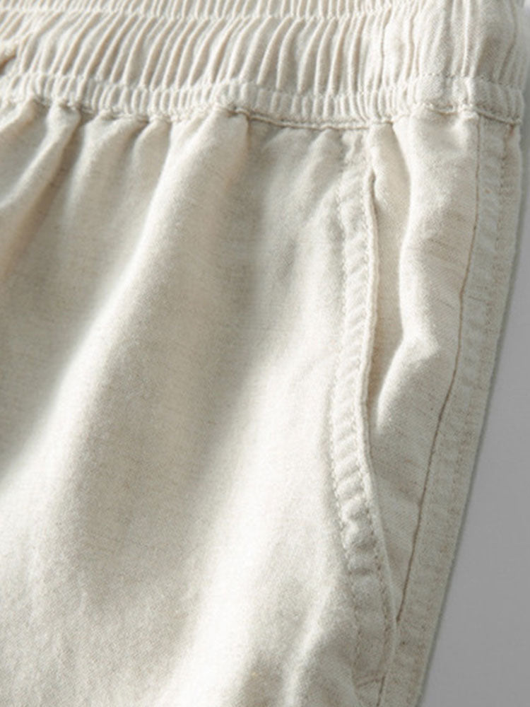 Richard Men's Summer Set – Breathable Linen-Look Shirt with Comfortable Pants