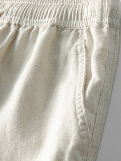 Richard Men's Summer Set – Breathable Linen-Look Shirt with Comfortable Pants