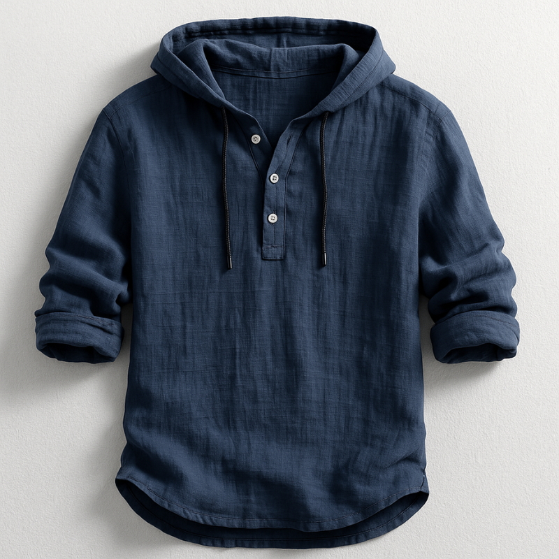 Marc Men's Cotton Hoodie – Lightweight Soft Knit with Modern Casual Style