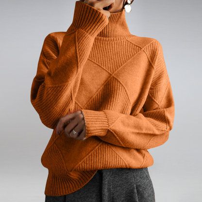 Penelope Women's Cashmere Turtleneck Sweater