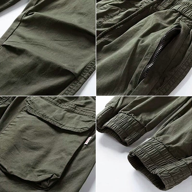 David Men's Stretch Cargo Pants – Comfortable Versatile Spandex Blend