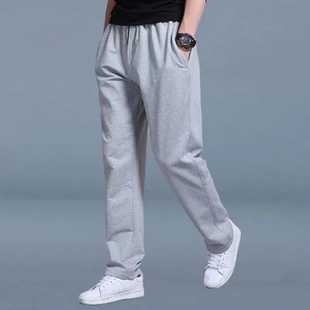 Larry Men's Jogger Pants – Premium Cotton with Adjustable Waist and Modern Fit