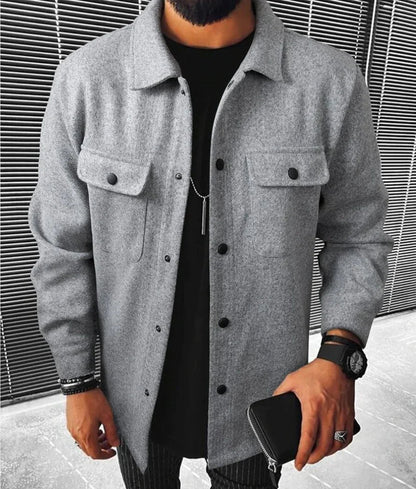 Steven Men's Shirt – Warm & Comfortable Shirt in Soft Fabric with Elegant Style
