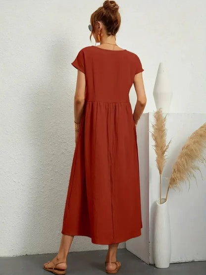 Melody Women's Lightweight Cotton Maxi Dress