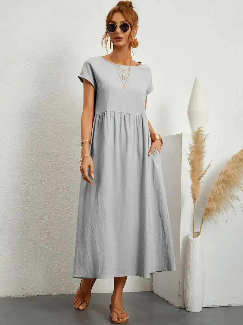 Melody Women's Lightweight Cotton Maxi Dress