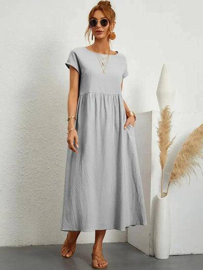 Melody Women's Lightweight Cotton Maxi Dress