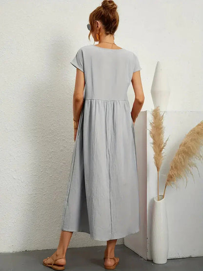 Melody Women's Lightweight Cotton Maxi Dress