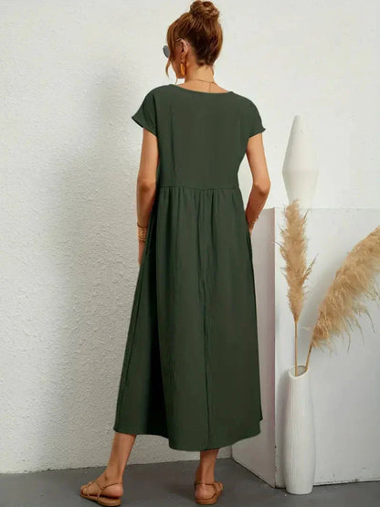 Melody Women's Lightweight Cotton Maxi Dress