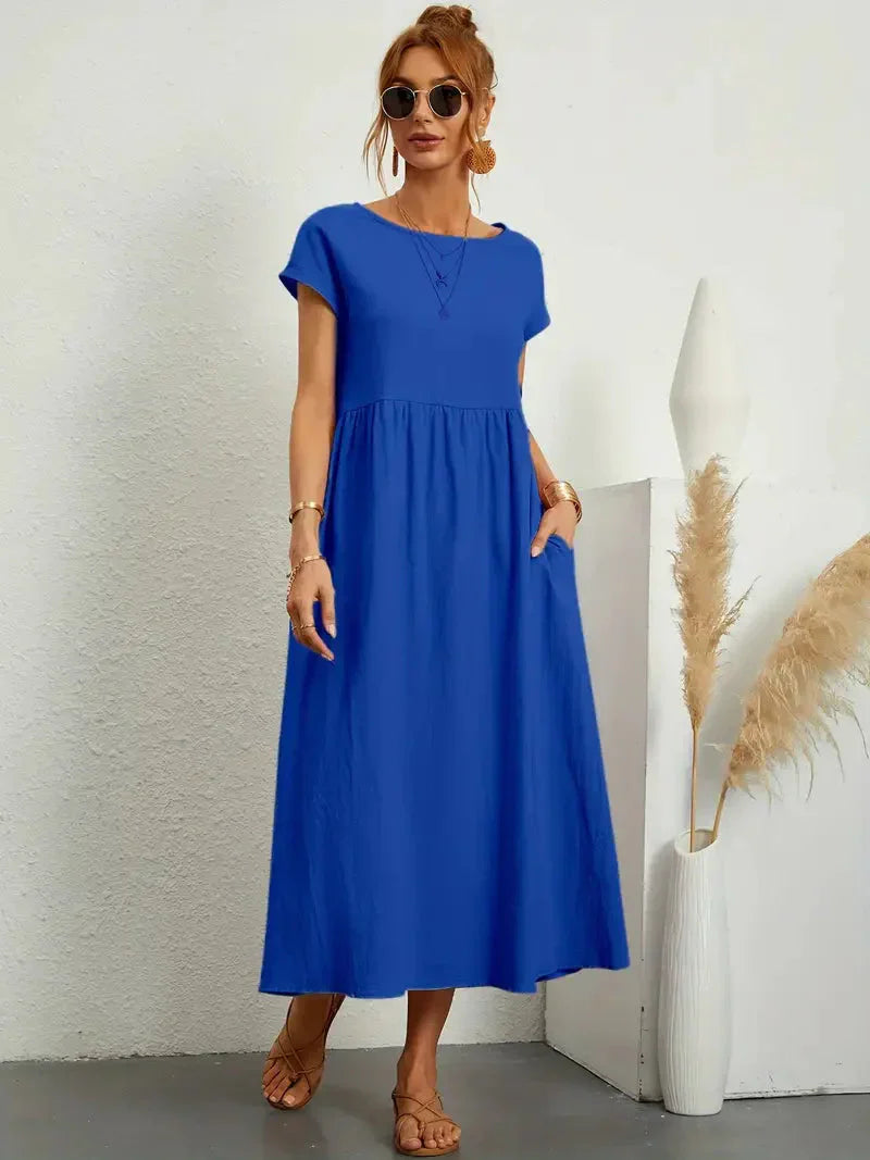 Melody Women's Lightweight Cotton Maxi Dress