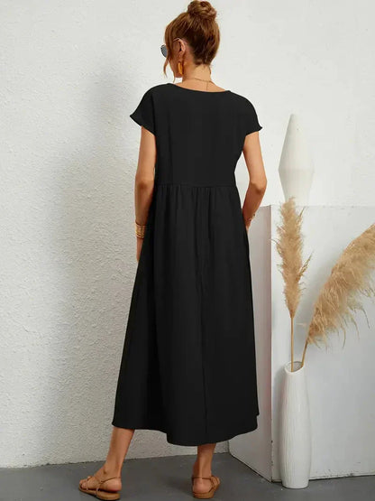Melody Women's Lightweight Cotton Maxi Dress