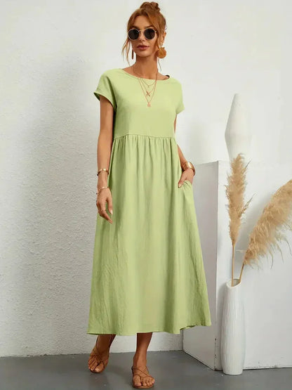 Melody Women's Lightweight Cotton Maxi Dress