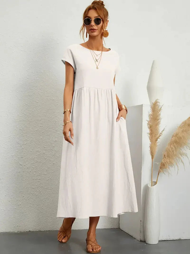 Melody Women's Lightweight Cotton Maxi Dress