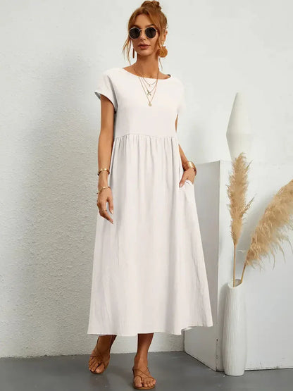 Melody Women's Lightweight Cotton Maxi Dress