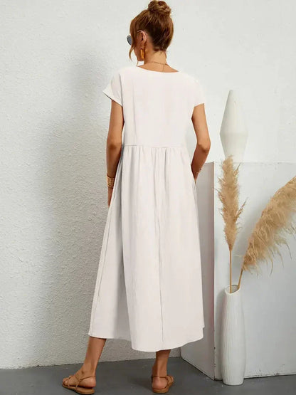 Melody Women's Lightweight Cotton Maxi Dress