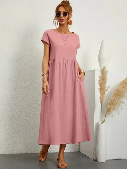 Melody Women's Lightweight Cotton Maxi Dress