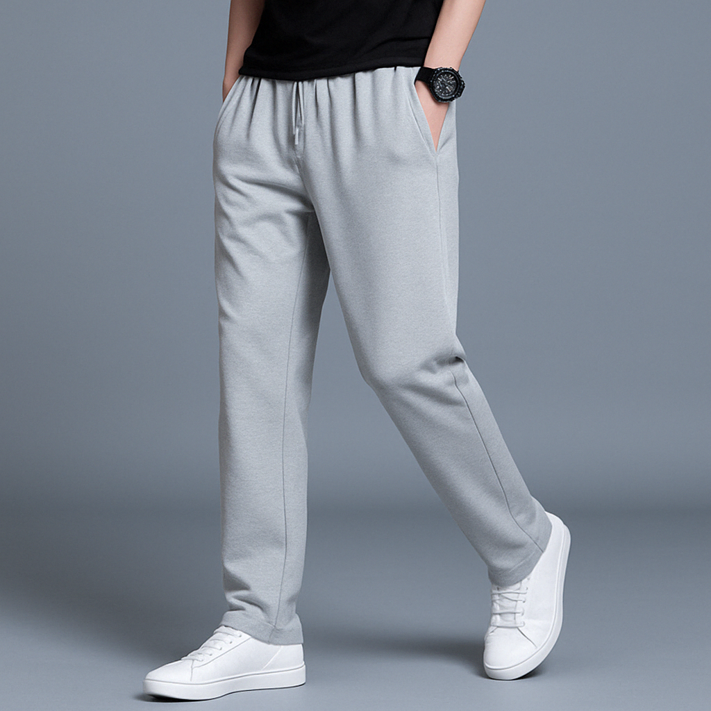 Larry Men's Jogger Pants – Premium Cotton with Adjustable Waist and Modern Fit