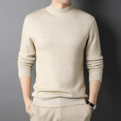 Keneth Men's Turtleneck Sweater – Elegant Warm Cashmere Wool Blend