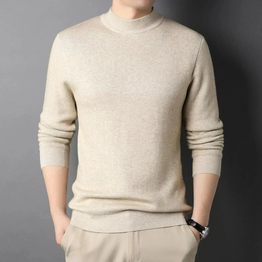 Keneth Men's Turtleneck Sweater – Elegant Warm Cashmere Wool Blend