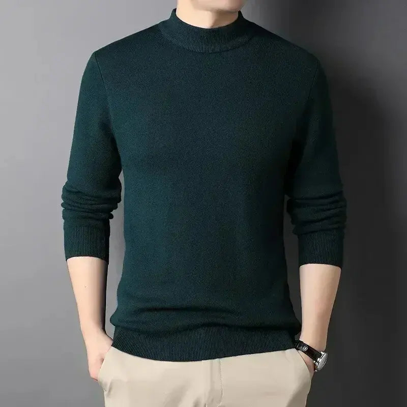 Keneth Men's Turtleneck Sweater – Elegant Warm Cashmere Wool Blend